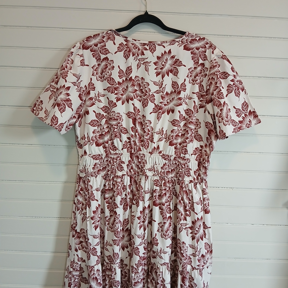 Kate & Sam XL Floral Tiered Maxi Dress Boho Peasant Prairie Cottage - Picture 5 of 10